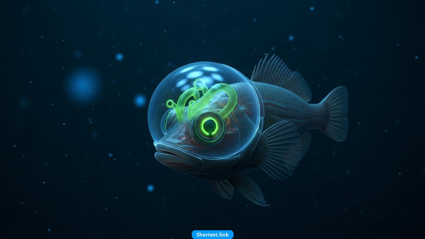 科学を魅了する透明な頭を持つ魚