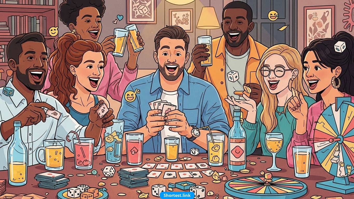 パーティープレイ、社交的な楽しみ、インタラクティブな飲酒ゲームの究極の世界