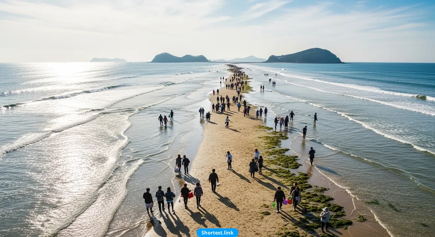 韓国で海が道を開くとき