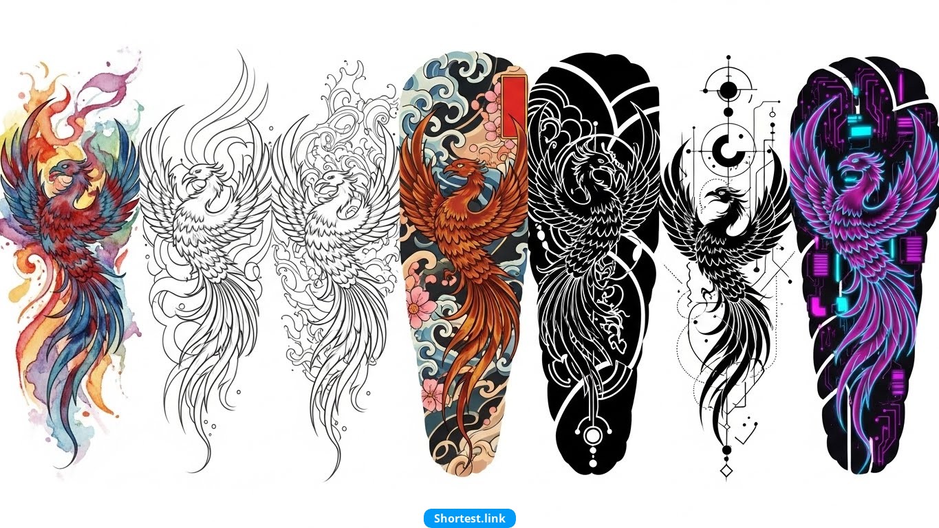 タトゥーのデザインをあらゆる芸術的なスタイルに変身させます