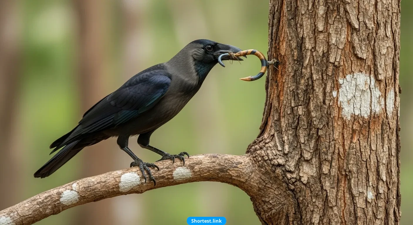 人間と同じように問題を解決できる非常に賢い鳥